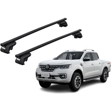 Barras THULE EVO SquareBar para camioneta RENAULT Alaskan desde 2018 - 2020