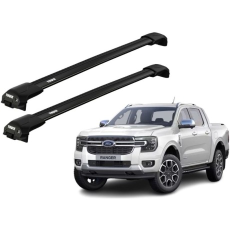 Barras Thule FORD Ranger 23- RE / EDGE Flush BLACK