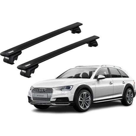 Barras THULE EVO WingBar para autos AUDI A4 Allroad desde 2016 negro