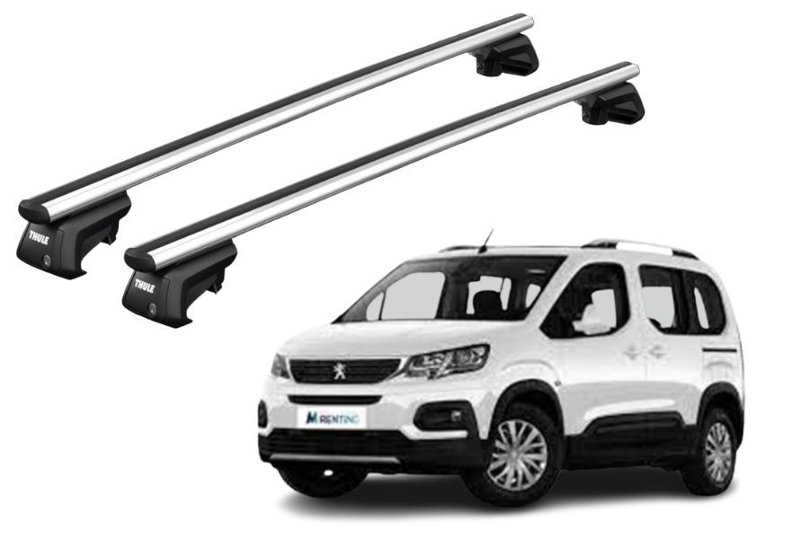 Barras THULE EVO AeroBar para autos PEUGEOT Rifter desde 2019 negro