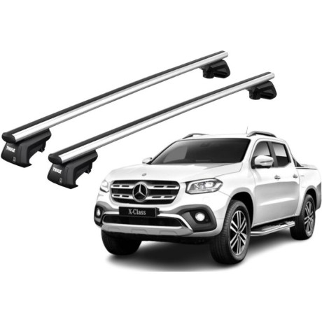 Barras THULE SmartRack XT AluBar para camioneta MERCEDES BENZ X-Class desde 2018-2020