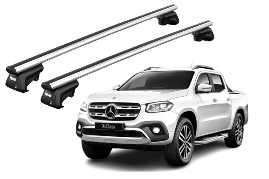 Barras THULE SmartRack XT AluBar para camioneta MERCEDES BENZ X-Class desde 2018-2020