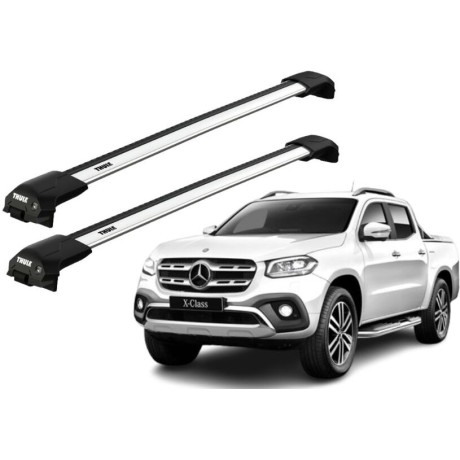 Barras THULE EDGE Flush para camioneta MERCEDES BENZ X-Class desde 2018-2020