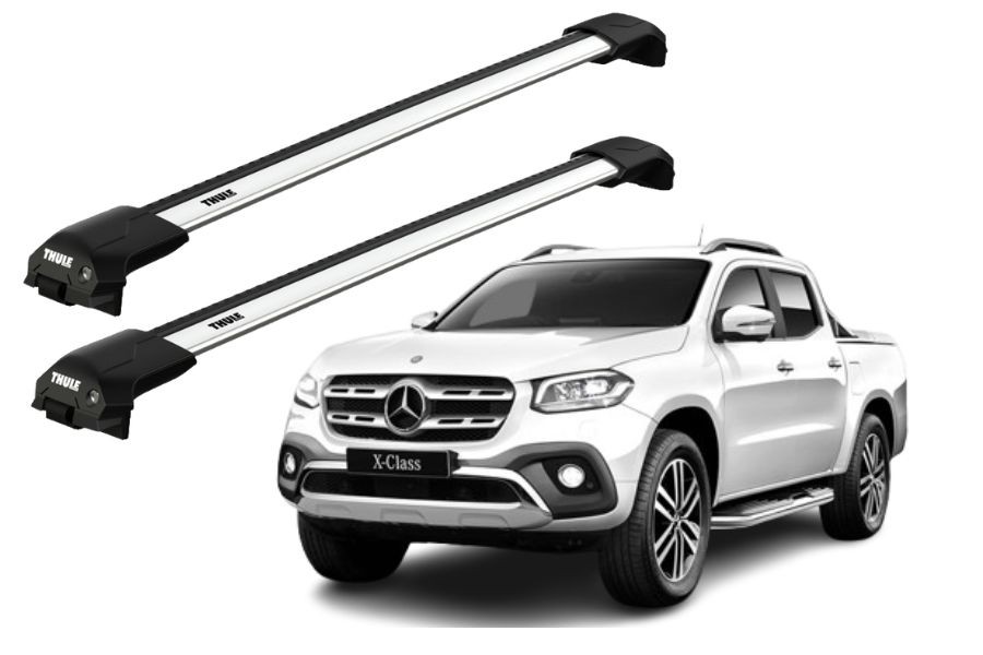 Barras THULE EDGE Flush para camioneta MERCEDES BENZ X-Class desde 2018-2020