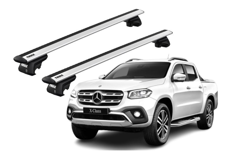 Barras THULE EVO WingBar para camioneta MERCEDES BENZ X-Class desde 2018-2020