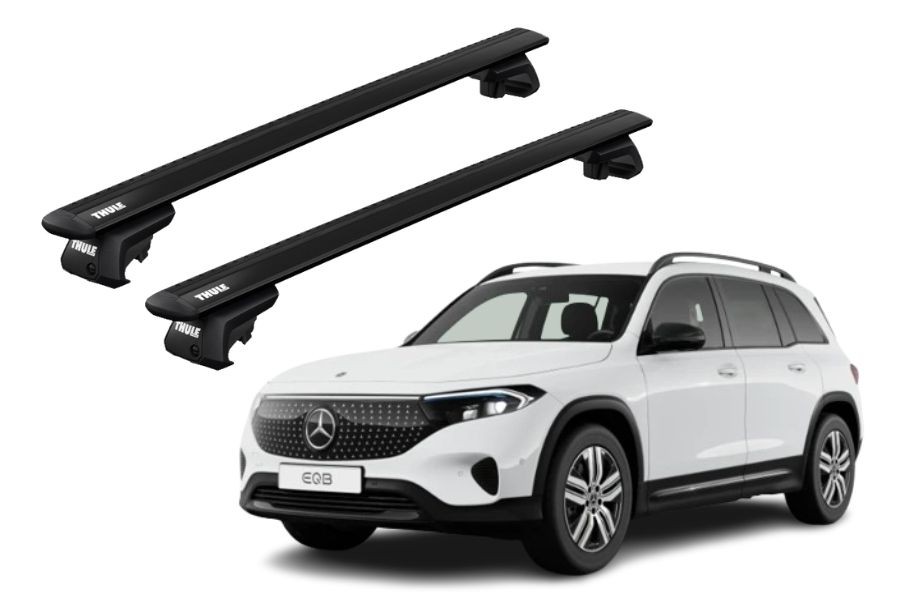 Barras THULE EVO WingBar para autos MERCEDES BENZ EQB desde 2022 negro