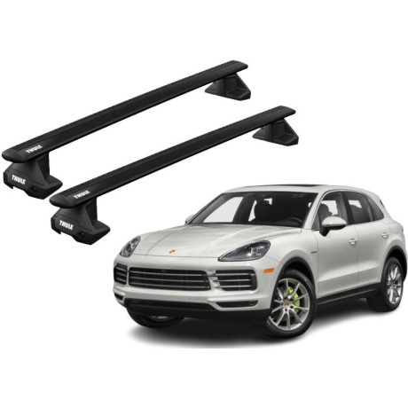 Barras THULE EVO WingBar para autos PORSCHE Cayenne Coupe desde 2019 negro
