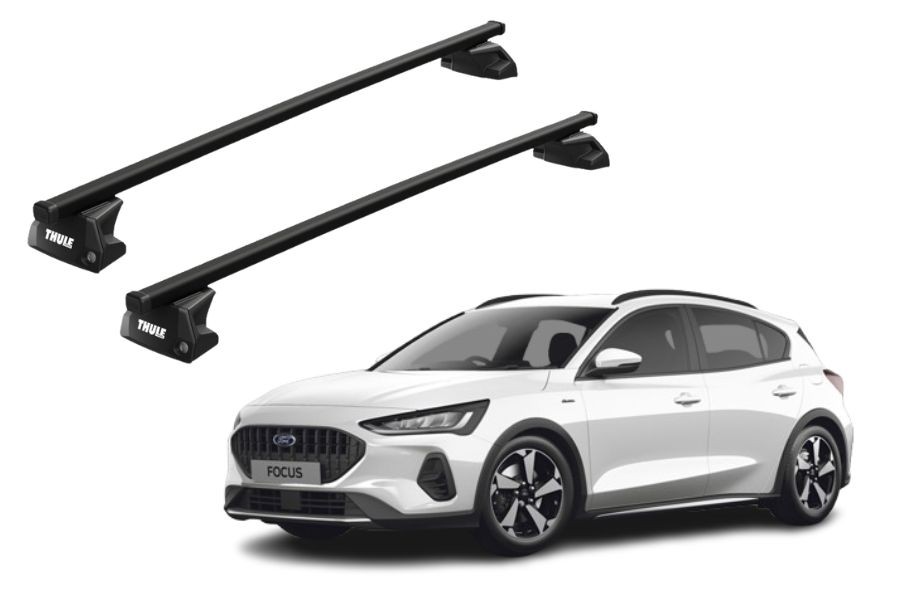 Barras THULE EVO SquareBar para autos FORD Focus Active desde 2019