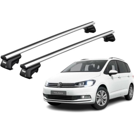 Barras THULE SmartRack XT AluBar para autos VOLKSWAGEN Touran II (5T) desde 2015