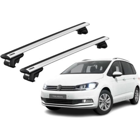 Barras THULE EVO WingBar para autos VOLKSWAGEN Touran II (5T) desde 2015