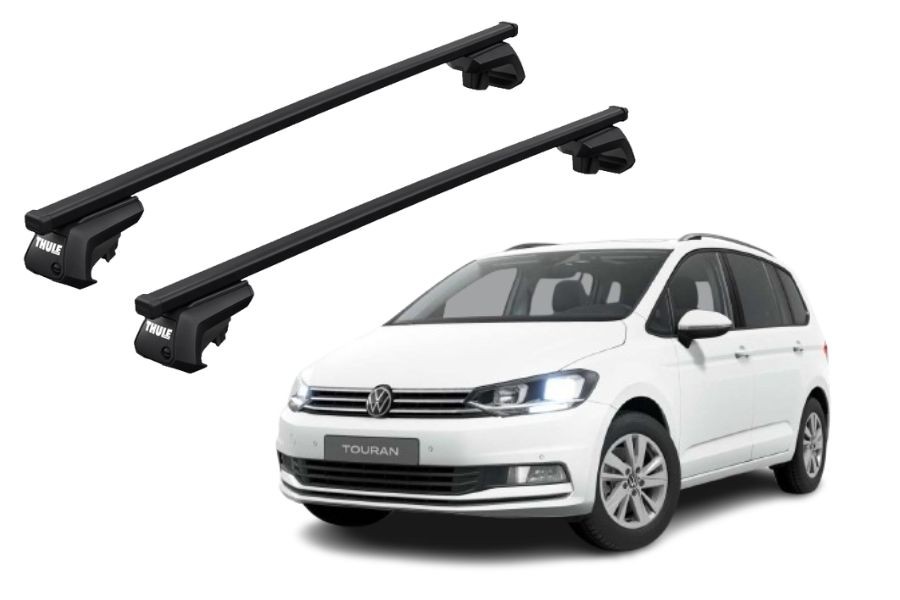 Barras THULE EVO SquareBar para autos VOLKSWAGEN Touran II (5T) desde 2015