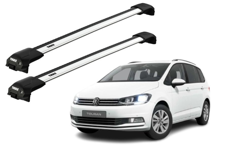 Barras THULE EDGE Flush para autos VOLKSWAGEN Touran II (5T) desde 2015