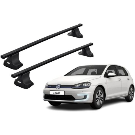 Barras THULE SquareBar para autos VOLKSWAGEN e-Golf desde 2015-2019