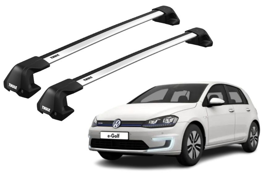 Barras THULE EDGE Flush para autos VOLKSWAGEN e-Golf desde 2015-2019