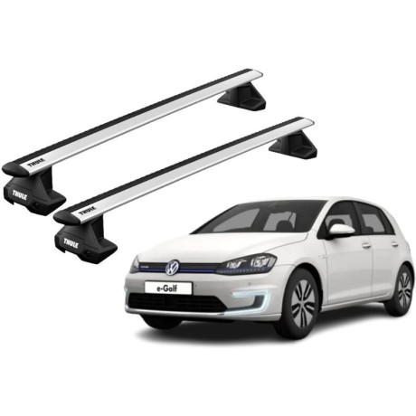 Barras THULE EVO WingBar para autos VOLKSWAGEN e-Golf desde 2015-2019