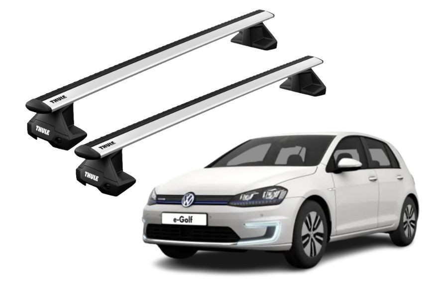 Barras THULE EVO WingBar para autos VOLKSWAGEN e-Golf desde 2015-2019