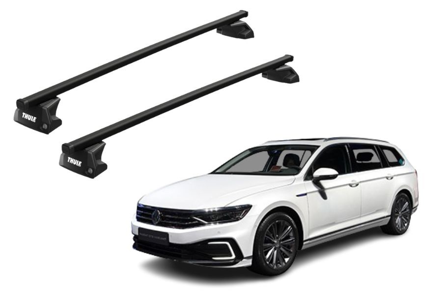 Barras THULE EVO SquareBar para autos VOLKSWAGEN Passat Variant (B8) desde 2015