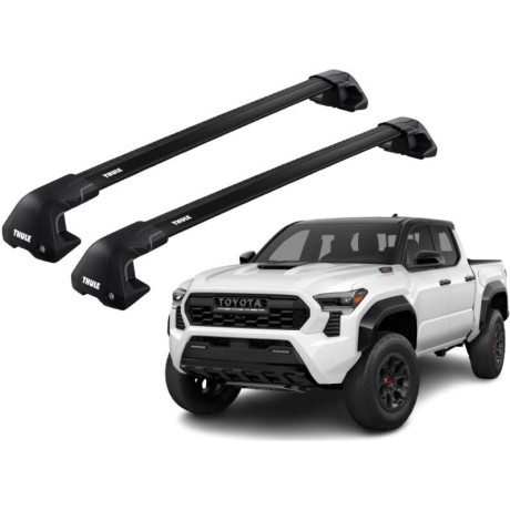 Barras THULE EDGE Flush para camioneta TOYOTA Tacoma desde 2015-2023 negro