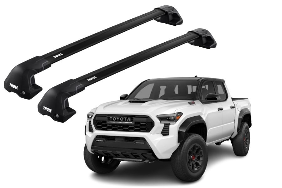 Barras THULE EDGE Flush para camioneta TOYOTA Tacoma desde 2015-2023 negro
