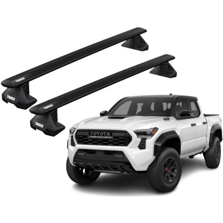 Barras THULE EVO WingBar para camioneta TOYOTA Tacoma desde 2015-2023 negro