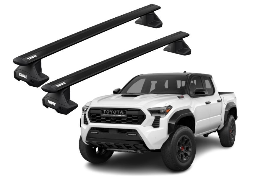 Barras THULE EVO WingBar para camioneta TOYOTA Tacoma desde 2015-2023 negro