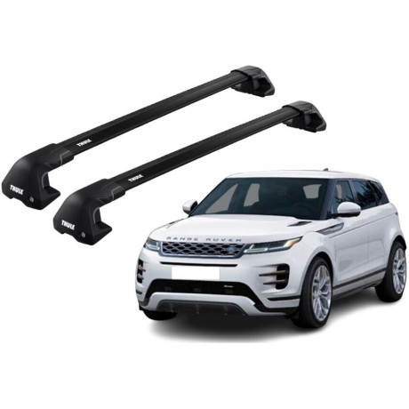 Barras THULE EDGE Flush para autos LAND ROVER Range Rover Evoque desde 2019 negro