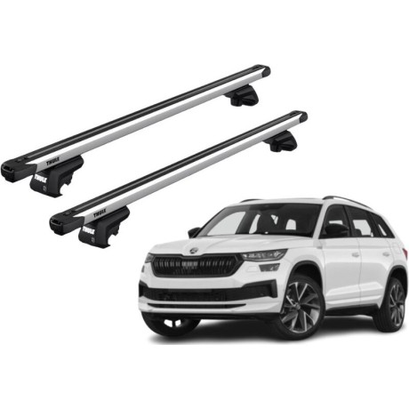 Barras Thule SKODA Kodiaq 17-21 RE / SlideBar EVO