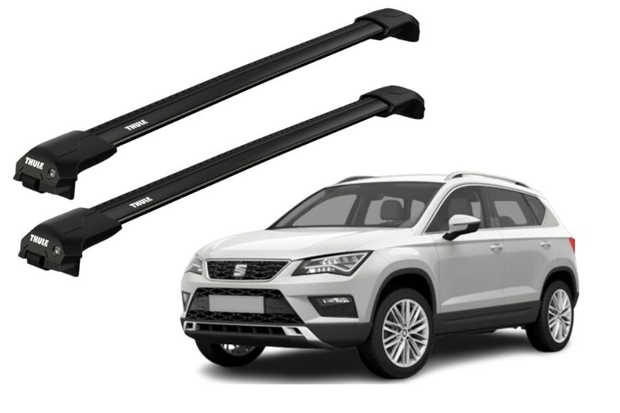 Barras THULE EDGE Flush para autos SEAT Ateca desde 2016 negro