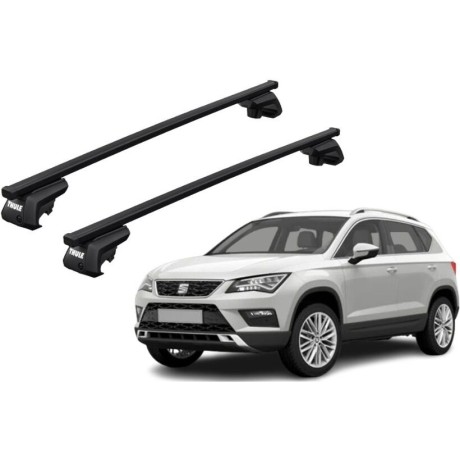 Barras THULE EVO SquareBar para autos SEAT Ateca desde 2016