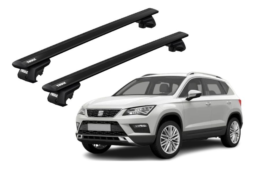 Barras THULE EVO WingBar para autos SEAT Ateca desde 2016 negro