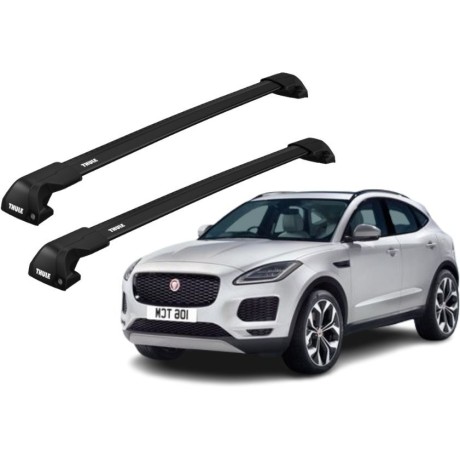 Barras THULE EDGE Flush para autos JAGUAR E-Pace desde 2018 negro