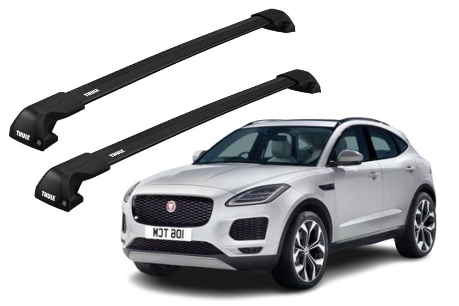 Barras THULE EDGE Flush para autos JAGUAR E-Pace desde 2018 negro