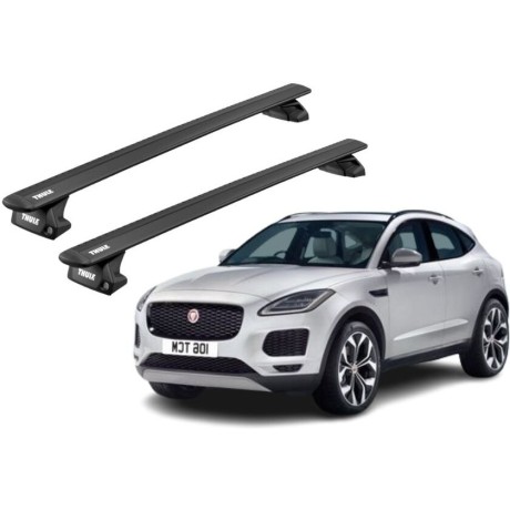 Barras THULE EVO WingBar para autos JAGUAR E-Pace desde 2018 negro