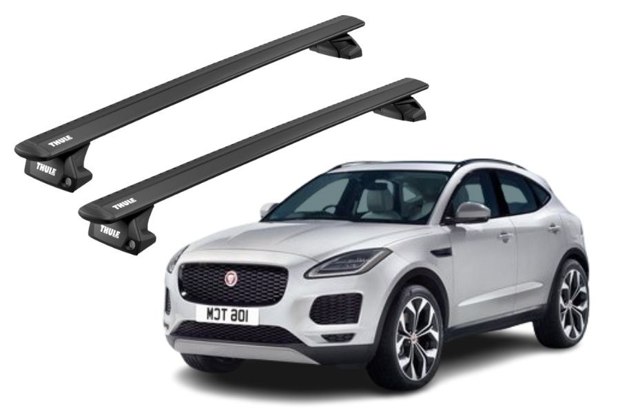 Barras THULE EVO WingBar para autos JAGUAR E-Pace desde 2018 negro