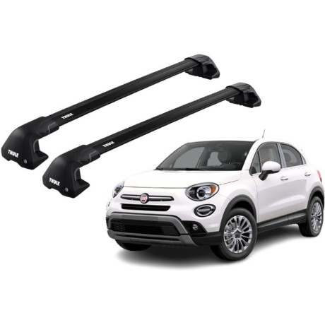 Barras THULE EDGE Flush para autos FIAT 500X desde 2015 negro