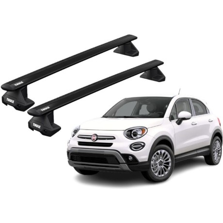 Barras THULE EVO WingBar para autos FIAT 500X desde 2015 negro