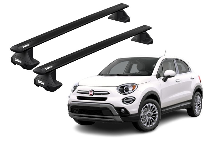 Barras THULE EVO WingBar para autos FIAT 500X desde 2015 negro