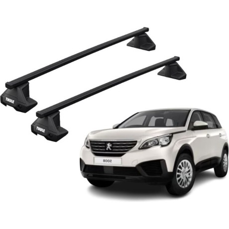 Barras THULE EVO SquareBar para autos PEUGEOT 5008 desde 2017-2023