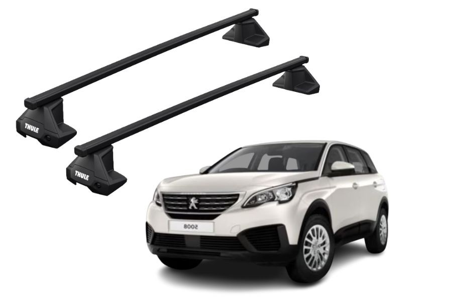 Barras THULE EVO SquareBar para autos PEUGEOT 5008 desde 2017-2023