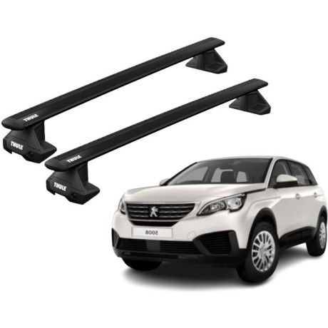 Barras THULE EVO WingBar para autos PEUGEOT 5008 desde 2017-2023 negro