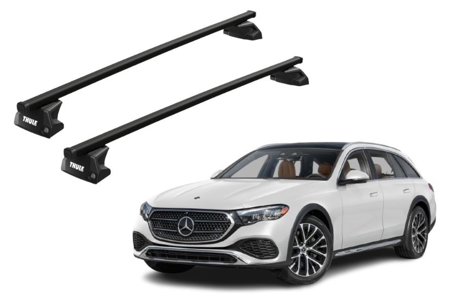 Barras THULE EVO SquareBar para autos MERCEDES BENZ E-Class (S213) All-Terrain desde 2016 - 2023