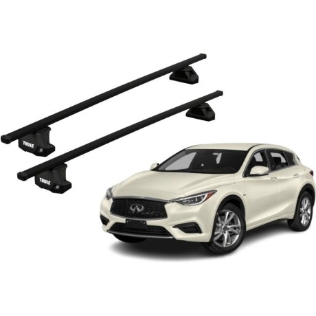 Barras THULE EVO SquareBar para autos INFINITI Q30 desde 2016 - 2019
