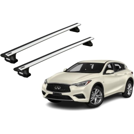 Barras THULE EVO WingBar para autos INFINITI Q30 desde 2016 - 2019