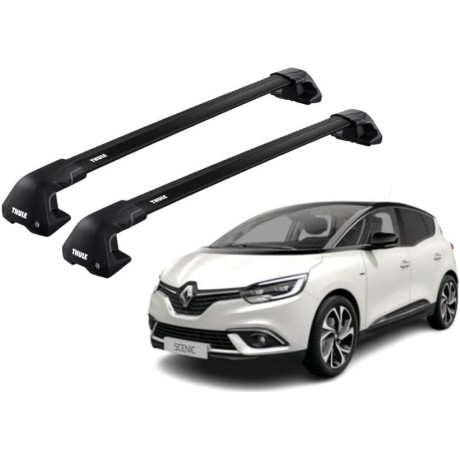 Barras THULE EDGE Flush para autos RENAULT Scenic desde 2017 - 2022 negro