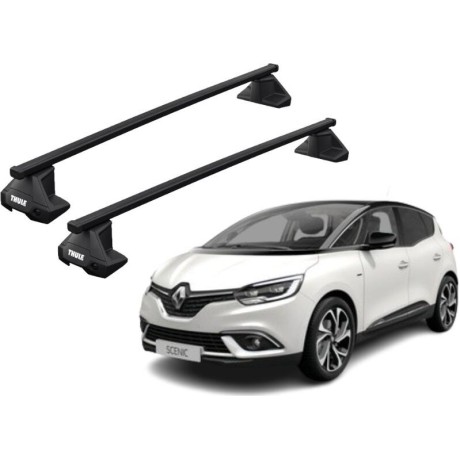 Barras THULE EVO SquareBar para autos RENAULT Scenic desde 2017 - 2022