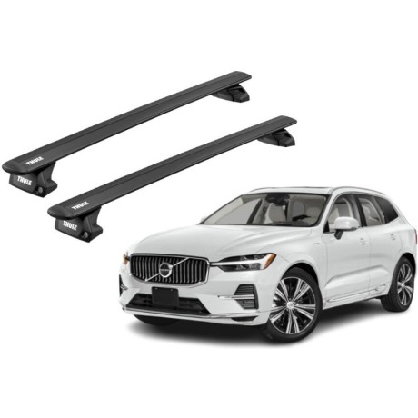 Barras THULE EVO WingBar para autos VOLVO XC60 2008 a 2017 negro