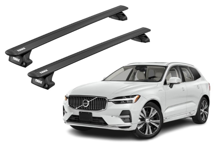Barras THULE EVO WingBar para autos VOLVO XC60 2008 a 2017 negro