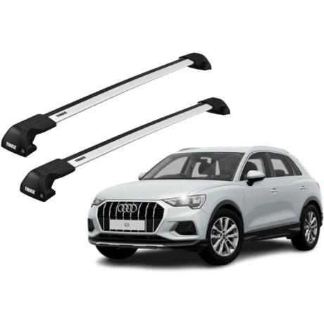 Barras THULE EDGE Flush para autos AUDI Q3 2012 a 2018