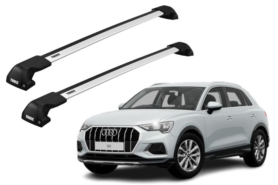 Barras THULE EDGE Flush para autos AUDI Q3 2012 a 2018