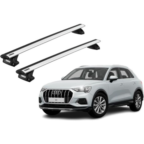 Barras THULE EVO WingBar para autos AUDI Q3 2012 a 2018